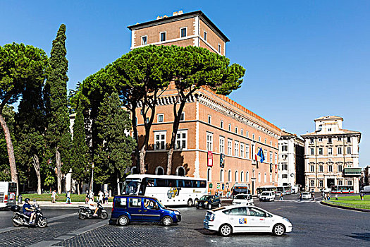 邸宅,威尼斯,建造,15世纪,国家博物馆,远眺,威尼斯广场,罗马,意大利