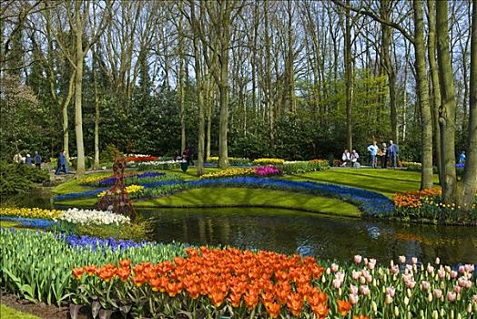 花园,库肯霍夫公园,荷兰,欧洲