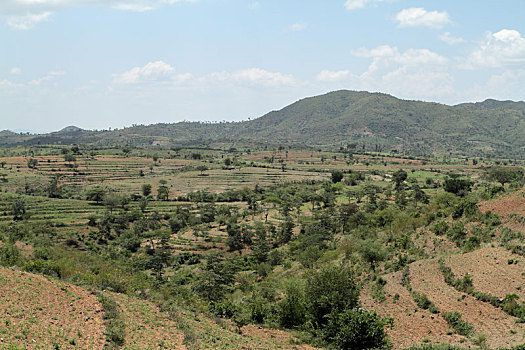 风景,奥莫山谷,埃塞俄比亚