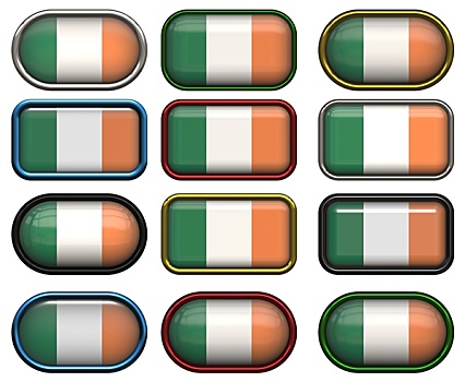 扣,旗帜,爱尔兰