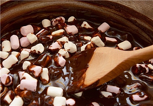 混合,迷你,果浆软糖,黑巧克力