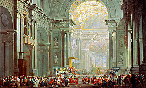 室内,圣彼得大教堂,罗马,18世纪,艺术家