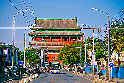 北京名胜古迹鼓楼