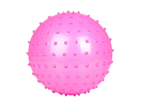 粉色,球,针状物
