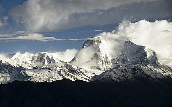 山脉,喜马拉雅山,尼泊尔