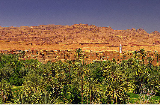 尖塔,峡谷,摩洛哥
