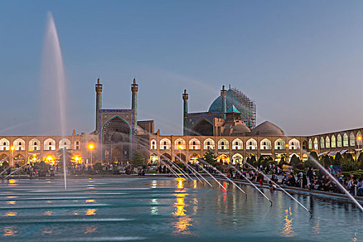 伊朗,伊斯法罕,城市,沙阿,清真寺