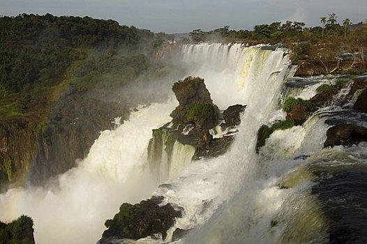 阿根廷,伊瓜苏,国家公园,伊瓜苏瀑布,瀑布