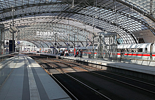 法兰克福火车站,铁路,车站,柏林,德国,欧洲