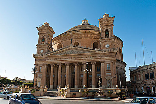 教堂,圆形建筑,马耳他,欧洲