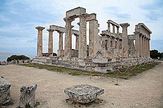 寺庙,埃伊那岛,希腊