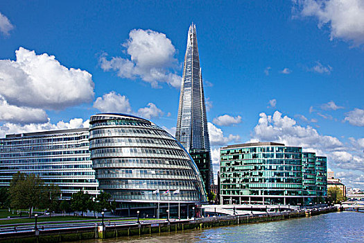 英国,伦敦,城市,建筑,碎片,玻璃,摩天大楼