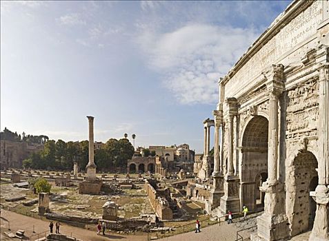 拱形,古罗马,罗马,意大利,欧洲