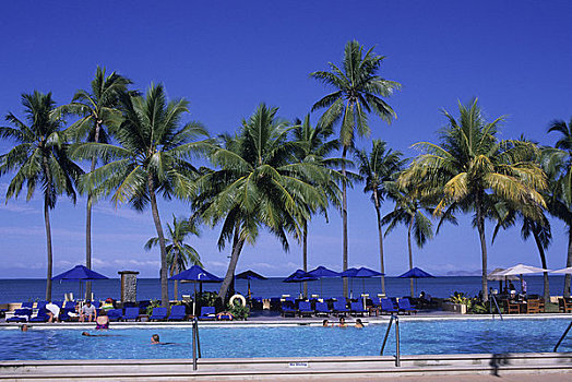 斐济,维提岛,喜来登酒店,别墅,酒店,游泳池