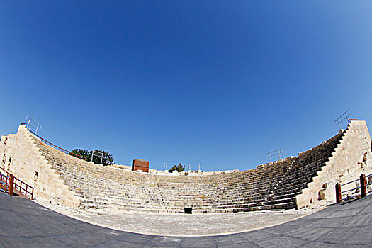 剧院,库伦古剧场,塞浦路斯,希腊,欧洲