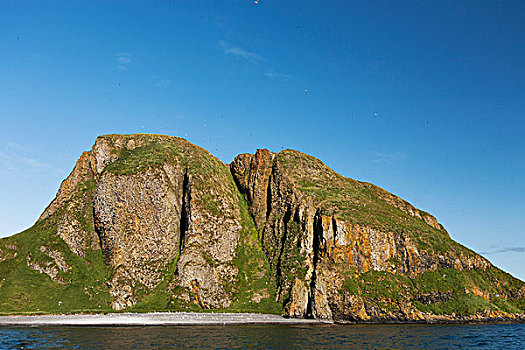 岛屿,湾,阿留申群岛,西南方,阿拉斯加,美国