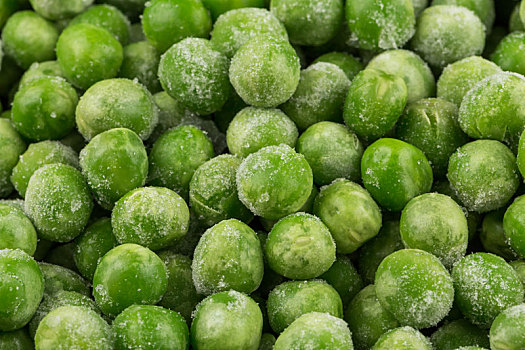 绿色,冰冻,豌豆