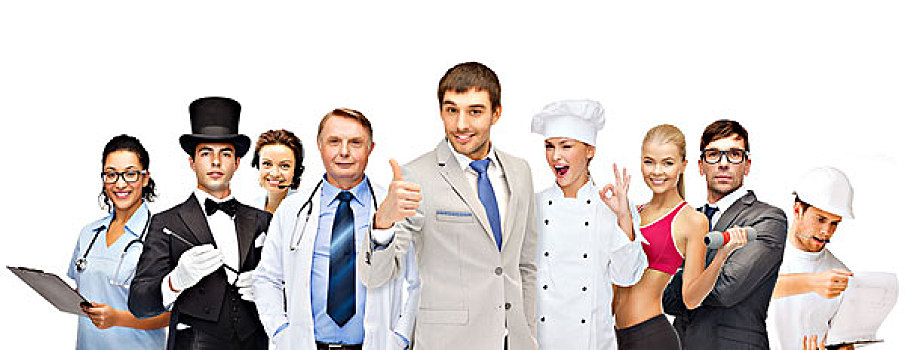 职业,人,概念,人群,商务人士,博士,医护人员,魔术师,操作,烹饪,私人教练