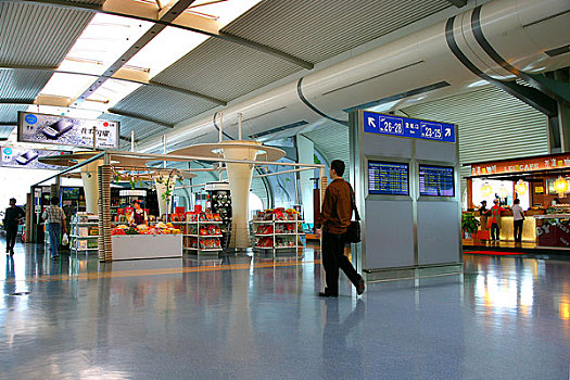 重庆江北机场候机大厅