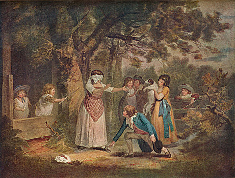 失明,男人,浅黄色,1788年,艺术家