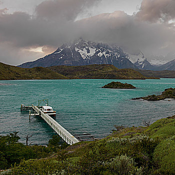 裴赫湖,托雷德裴恩国家公园,巴塔哥尼亚,智利