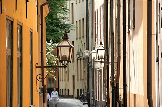街道,风景,斯德哥尔摩,瑞典