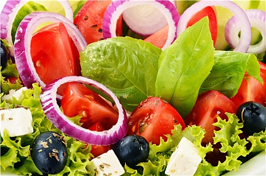 蔬菜沙拉,碗,均衡饮食
