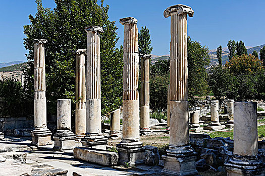 寺庙,阿芙罗狄蒂,阿芙洛蒂西亚斯,土耳其,亚洲