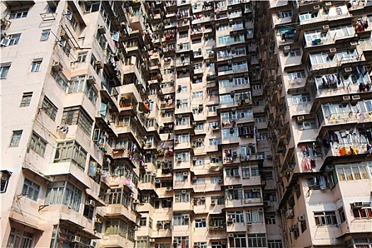 老,住宅建筑,香港