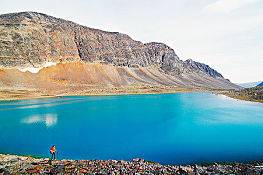 蓝湖,山