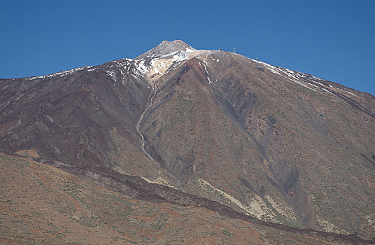 顶峰,火山,泰德峰