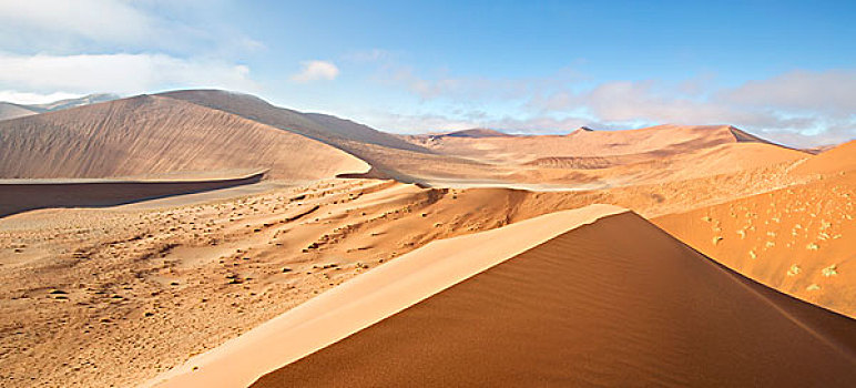 风景,沙丘,索苏维来地区,纳米布沙漠,纳米比亚,非洲