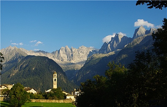 乡村,阿尔卑斯山,瑞士
