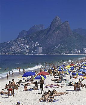 伊帕内玛海滩,里约热内卢,巴西