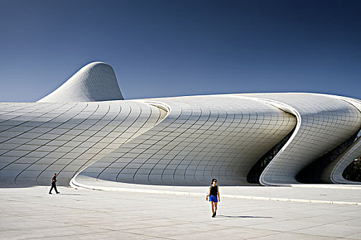 阿塞拜疆,巴库,文化中心,未来,纪念建筑,设计,建筑师