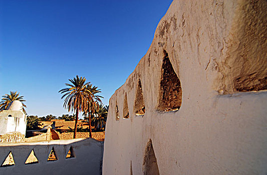 libya,ghadames,white,construction,in,old,oasis,town,unesco,world,heritage,site