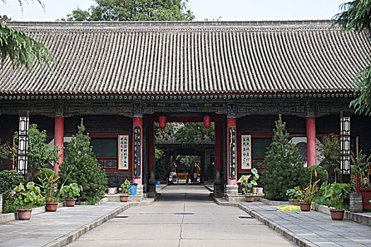 西安碑林书院门文化旅游街景观