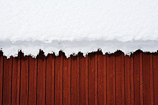 雪,屋顶,瑞典