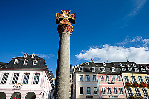 中世纪,十字标,市场,莱茵兰普法尔茨州,德国,欧洲
