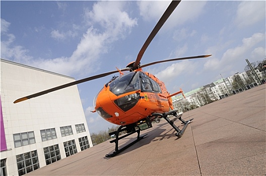 橙色,救助,直升飞机