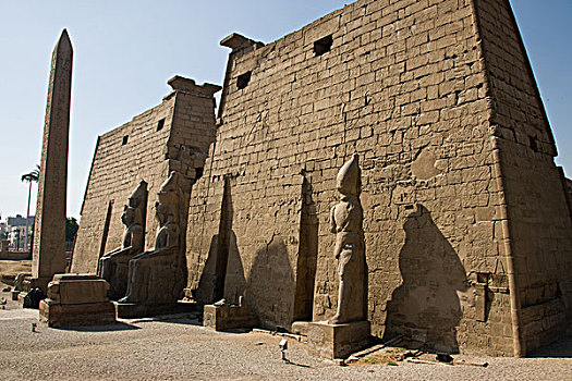 非洲埃及神庙,历史,遗迹