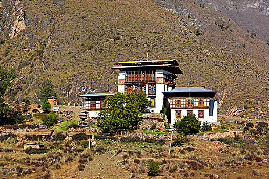 廷布,山谷,不丹