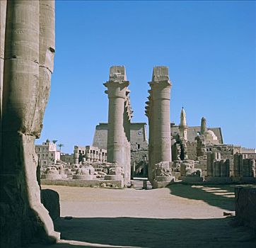 庙宇,卡尔纳克神庙,埃及,20世纪,艺术家