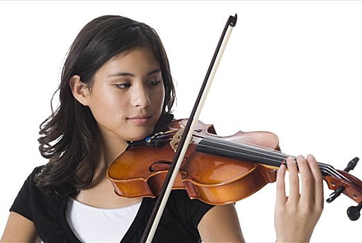 女青年,小提琴