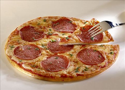 意大利腊肠,比萨饼