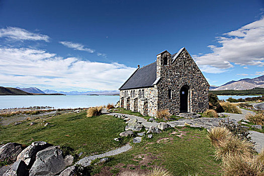 教堂,特卡波湖,南岛,新西兰