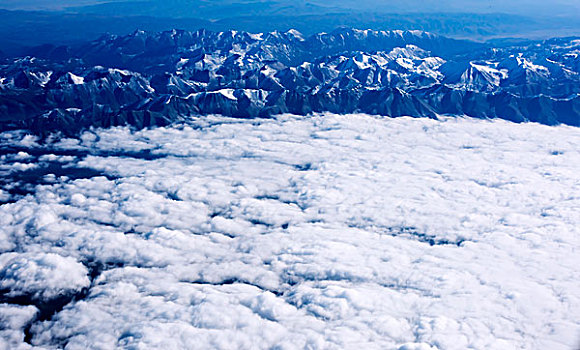 云海,山脉,群山,雪山