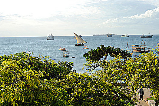 坦桑尼亚,桑给巴尔岛,船