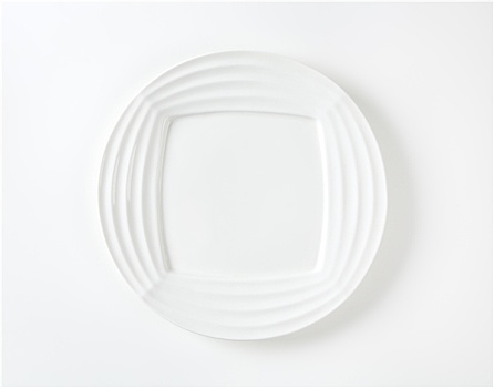白色,餐盘,隆起,边缘