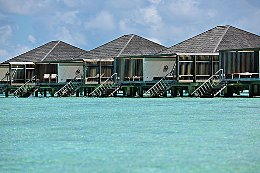 热带,水,家,别墅,胜地,马尔代夫,岛屿,暑假